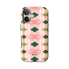 Rose Quartz Grid iPhone Case