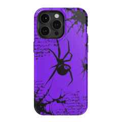 Violet Script iPhone Case