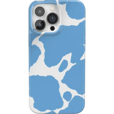Current MOOd | Light Blue Cow Print Case