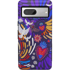 Viva La Vida | Frida Kahlo Collage Floral Google Pixel Case