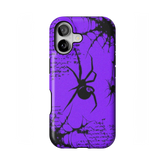 Violet Script iPhone Case