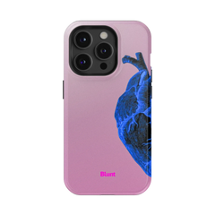 Anatomy Heart Blue iPhone Case
