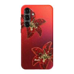 Scarlet Petals Samsung Case