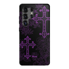 Purple Cross Samsung Case