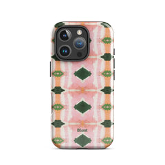 Rose Quartz Grid iPhone Case
