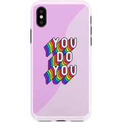 YOU DO YOU | Purple Print iPhone Case