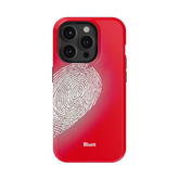 Heart Print Red iPhone Case