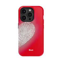 Heart Print Red iPhone Case