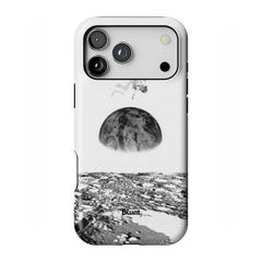 Static Moon iPhone Case