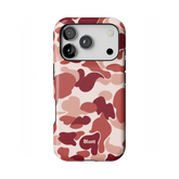 Reddish Camo iPhone Case