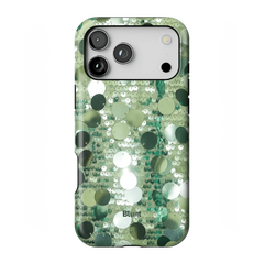 Sage Glitz iPhone Case