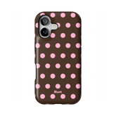 Chocolate Polka iPhone Case