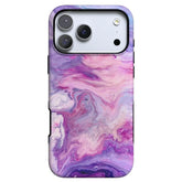 Tie Dying Over You | Purple Marble iPhone Case