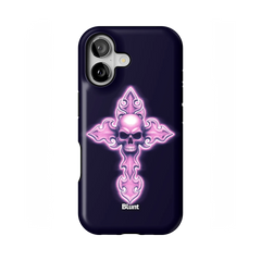 Neon Cross iPhone Case