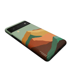 Endless Peaks | Colorblock Mountain Google Pixel Case