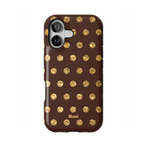 Gold Polka iPhone Case