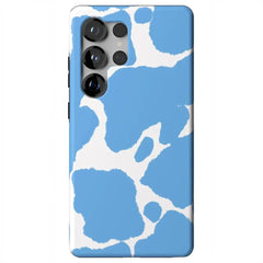 Current MOOd | Light Blue Cow Print Samsung Case