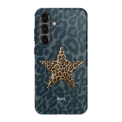 Denim Cheetah Samsung Case