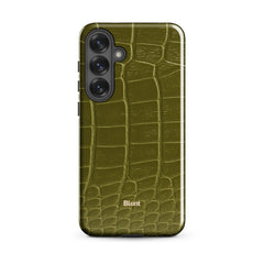 Olive Croc Samsung Case