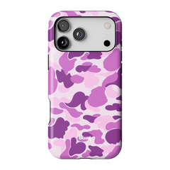 Purple Camo iPhone Case