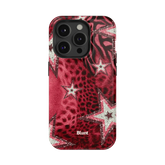 Crimson Starfall iPhone Case