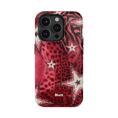 Crimson Starfall iPhone Case