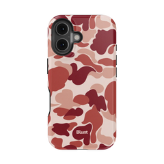 Reddish Camo iPhone Case