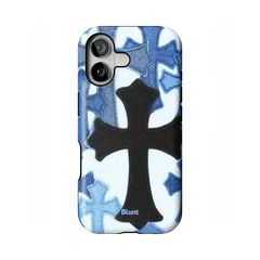 Denim Cross iPhone Case