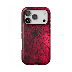 Crimson Web iPhone Case