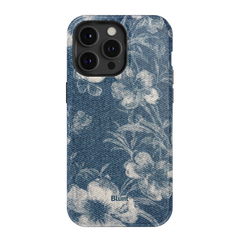 Denim Bloom iPhone Case