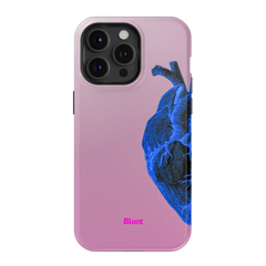 Anatomy Heart Blue iPhone Case