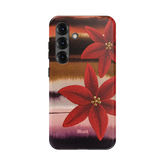 Crimson Bloom Samsung Case