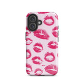 Kiss Me in Pink iPhone Case