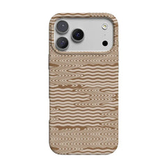 Mocha Ripple | Brown Waves Case