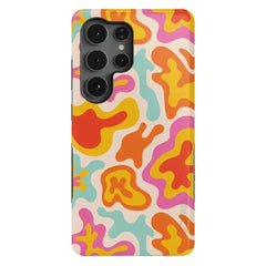 Tropical Color Splash | Abstract Retro Samsung Case