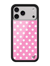 Polka Dot | Pink and White iPhone Case