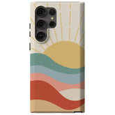 Here Comes the Sun | Colorblock Sunset Samsung Case
