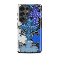 Leather Cross Samsung Case