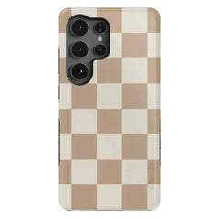 Fit Check | Neutral Checkerboard Samsung Case