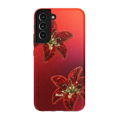 Scarlet Petals Samsung Case