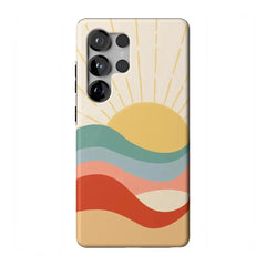 Here Comes the Sun | Colorblock Sunset Samsung Case