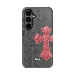 Pinkscale Cross Samsung Case