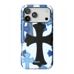 Denim Cross iPhone Case