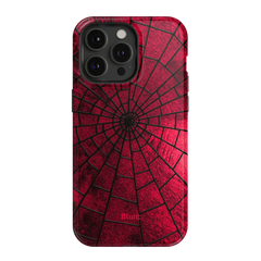Crimson Web iPhone Case