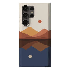 Opposites Attract | Day & Night Colorblock Mountains Samsung Case
