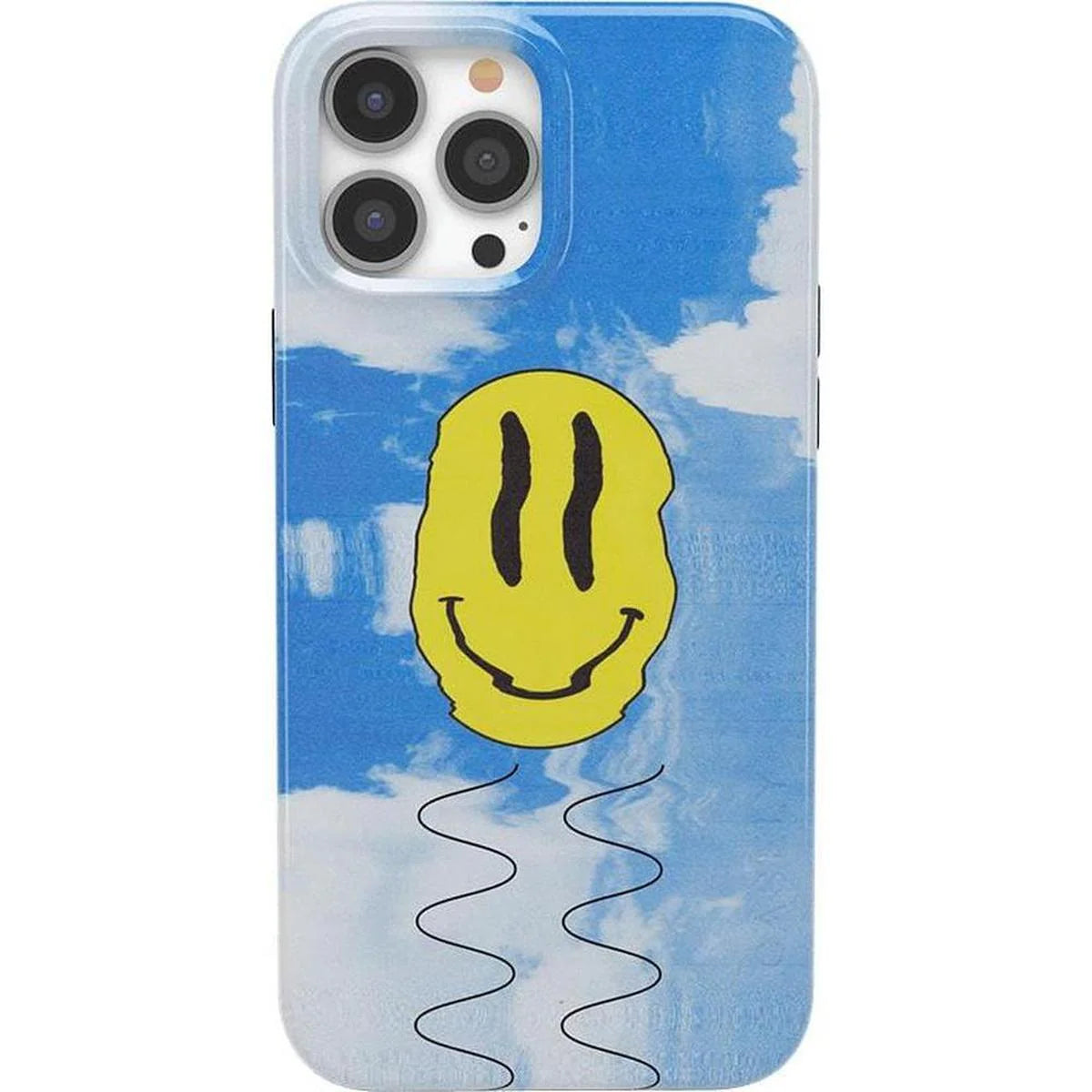 On Cloud Nine | Glitch Smiley Face Case
