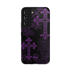 Purple Cross Samsung Case