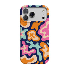 Midnight Color Splash | Abstract Retro Case
