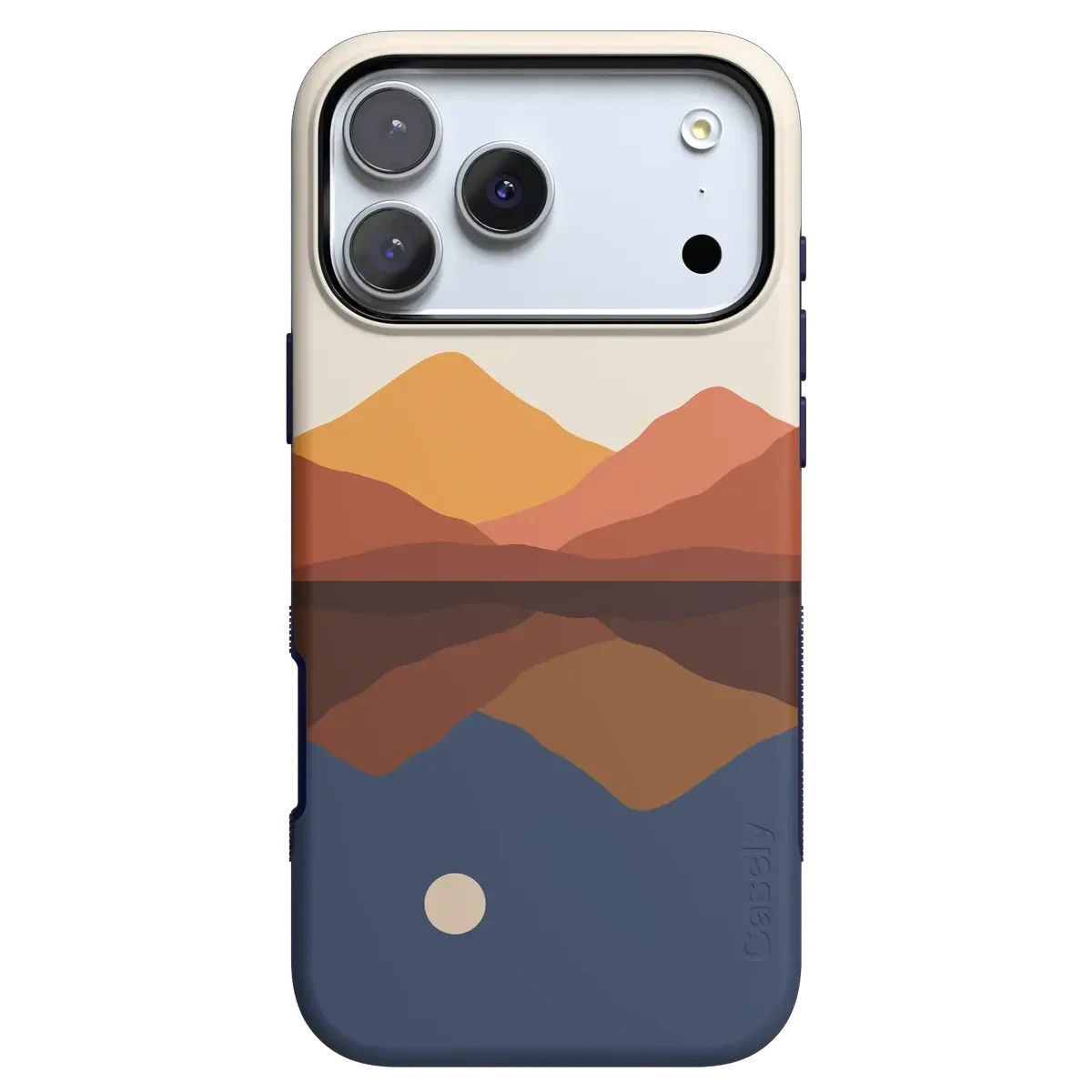 Opposites Attract | Day & Night Colorblock Mountains Case