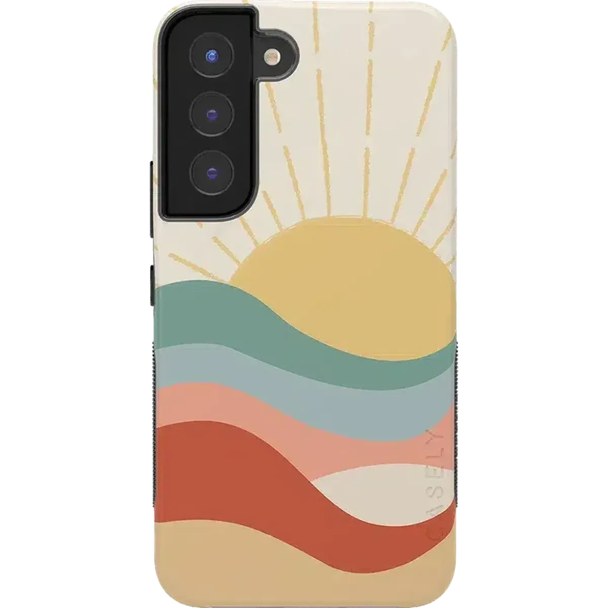 Here Comes the Sun | Colorblock Sunset Samsung Case